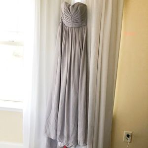 Long Light Grey Dress